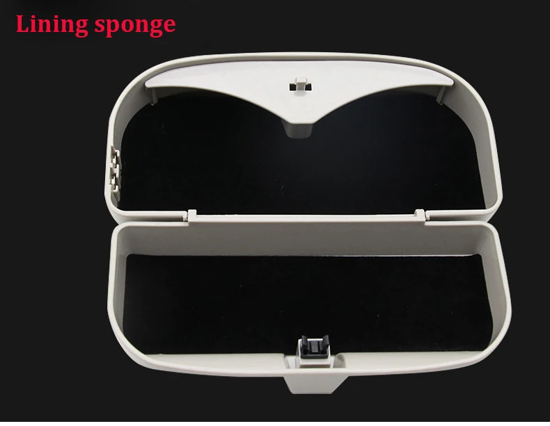 Bilens solskærm Briller Sag Arrangør Briller Storage Box Holder Til Borgerlig Overenskomst Explorer Angkway Golf Q3 Q5 K3 CHIZIYO