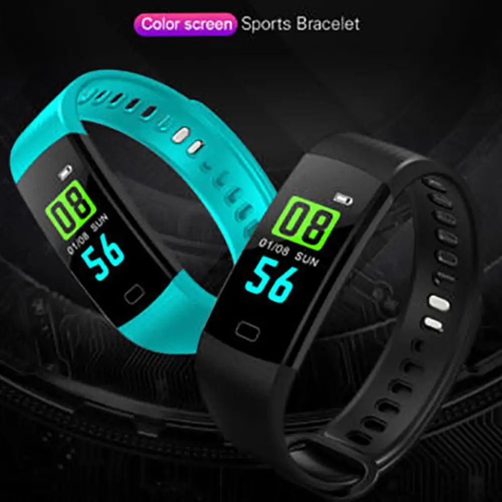 Y5 Smart Band-Puls, Blodtryk Skærm Med Høj Lysstyrke Farverige Skærm, Smart Armbånd-Armbånd Fitness Tracker