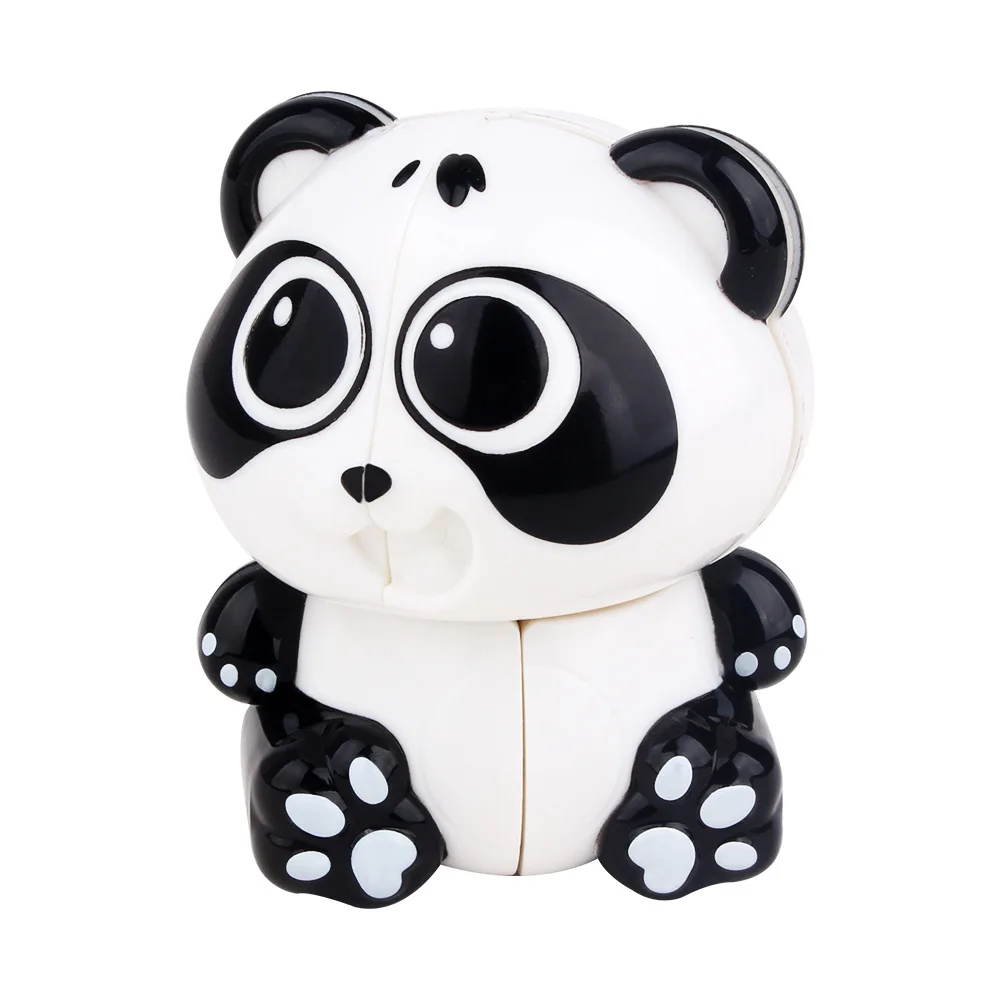 YuXin Panda Nøglering 2x2x2 Magic Speed Cube nøglering Puslespil, Terninger For Stress Reliever
