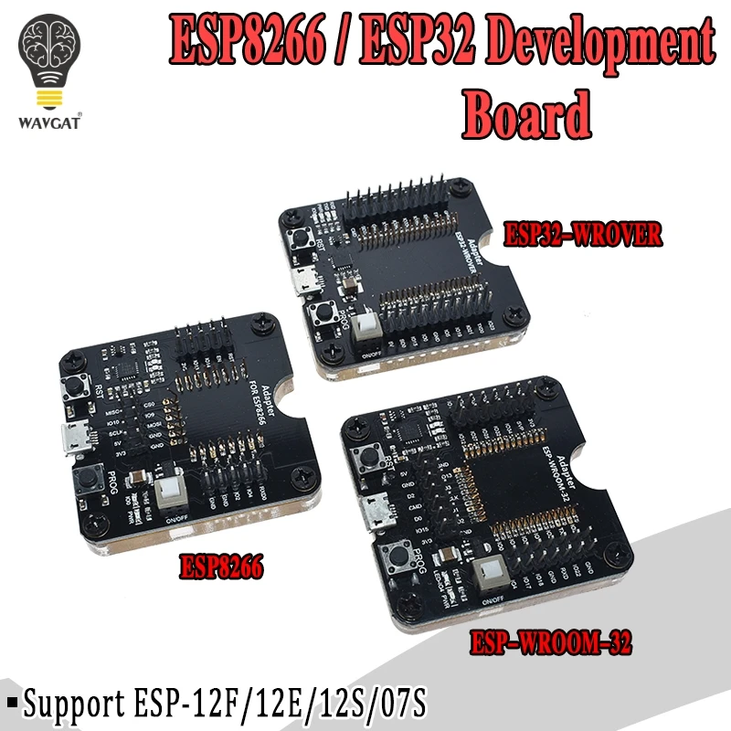 ESP8266 ESP32 ESP-WROOM-32 ESP32-WROVER Development Board Test Brændende Armatur Værktøj Downloader for ESP-12F ESP-07S ESP-12S