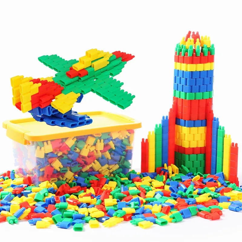 100-1200pcs Plastik Kugle byggesten 3D Model Byggeri Legetøj til Børn vandrør Tunnel Blokke Pædagogisk Legetøj