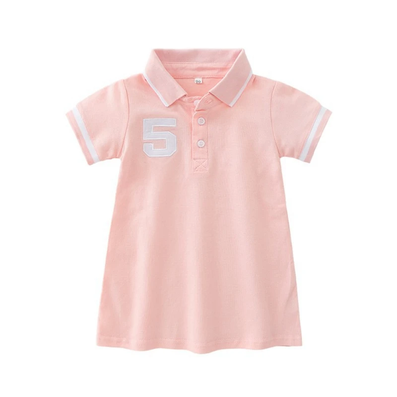 Børn Kjoler For Piger Sommeren Korte Ærmer Sport Baby Piger Dress søde Søde Prinsesse Skole uniformer