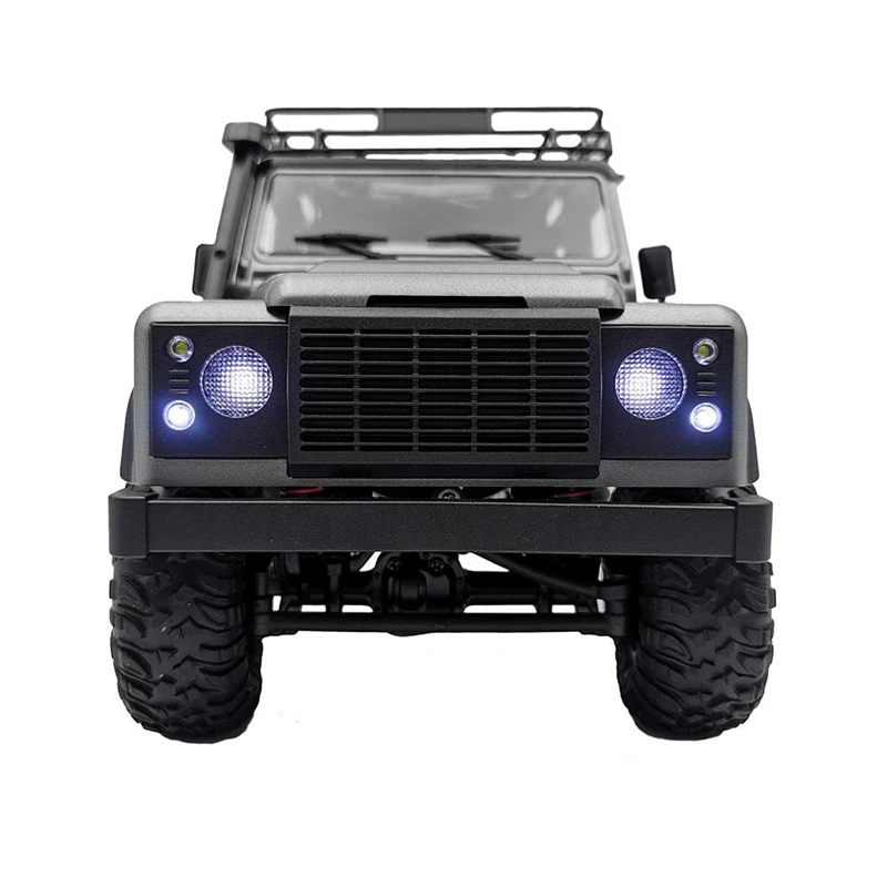 Wecute 2020 NYE MN-99S 1/12 2,4 G 4WD Rc Bil W/ blinklys LED-Lys 2 karrosseri tagbagagebærer Crawler Lastbil RTR Toy Julegave
