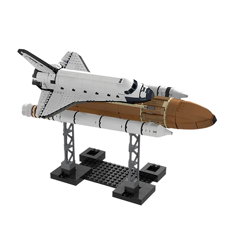 MOC-46228 Space-Shuttle Mobile Launcher Platform Crawler-transporter Diy byggesten Mursten Skaber Rum Serie Legetøj Gaver