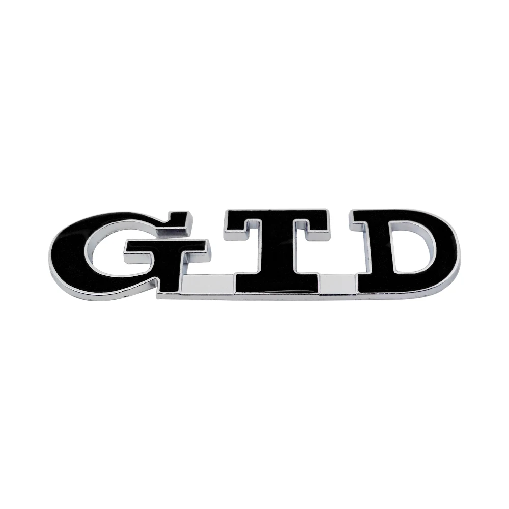 1 Stk Auto Bil Dekoration Klistermærker GTD-Emblem Badge For Volkswagen VW Polo Passat B5 B6 Golf 4 5 6 7 Tiguan Touran GTI Touareg