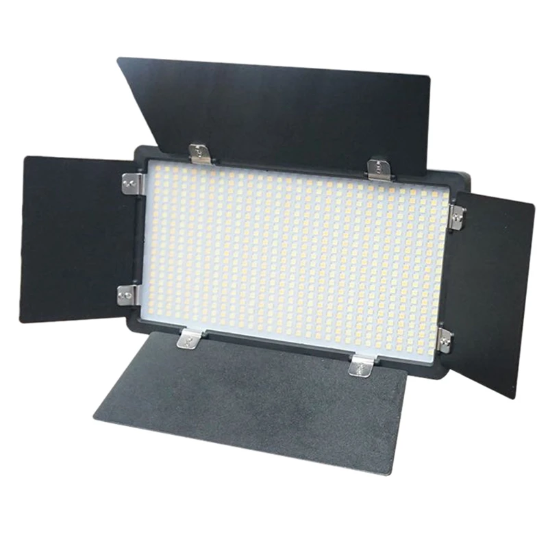 Fotografering 600 LED-Perler Video Lampe Panel 3300K-5600K 40W 3600LM Dæmpes til Kamera, Video DV-Camcorder OS Plug