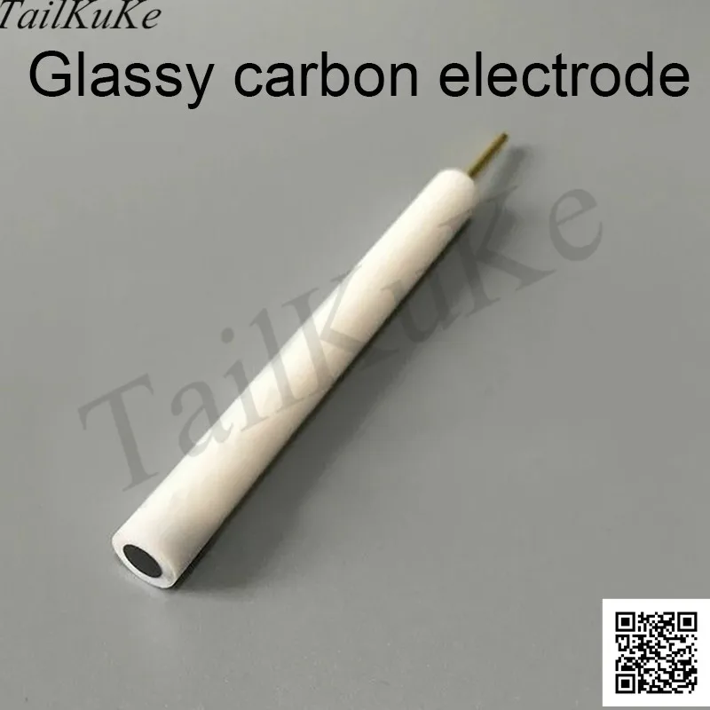 Glasagtig Carbon Elektrode Glas Carbon Arbejder Elektrode 2/3/4/5mm Elektrokemi