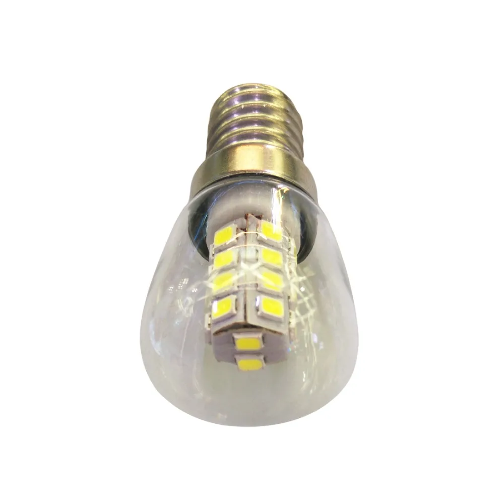 LED Pære E14 3W AC220V Vandtæt, Varm/Kold Hvid Lampe 360 Graders Vinkel, Belysning Til Køleskab/ symaskine/ Drejebænk 4stk