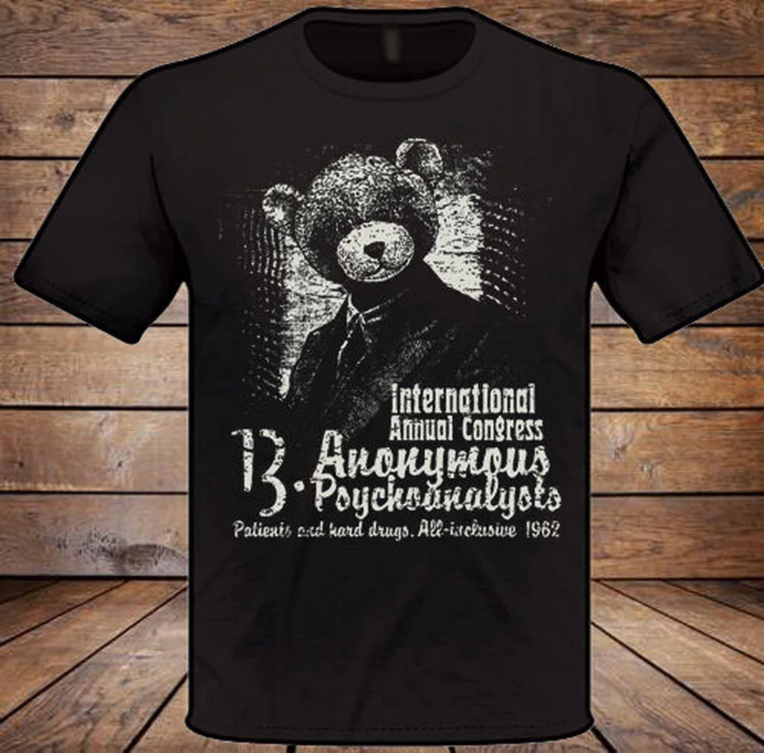 Anonym Psychoanalysts Toppe Tee T-Shirt Herre Dame Xmas Julegave Til Stede Funny Humor Voksen T-Shirt