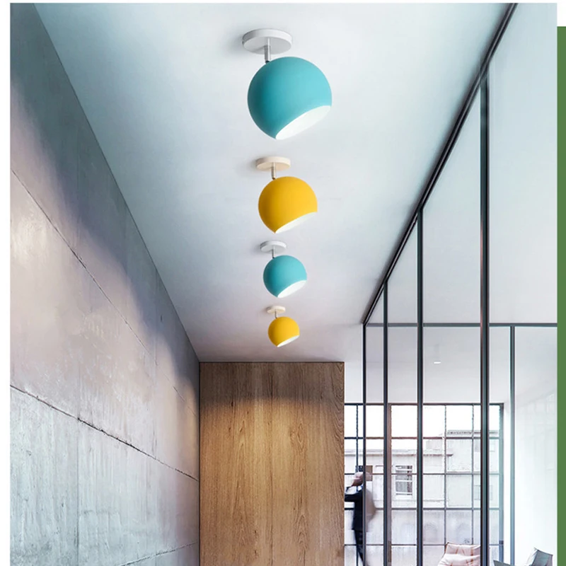 Nordisk moderne minimalistisk loftsbelysning kreative Led Loft Lampe Til stuen Armatur Veranda Midtergangen Korridor lamper