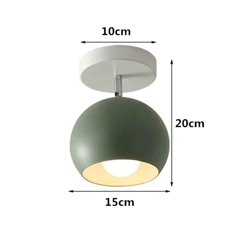 Nordisk moderne minimalistisk loftsbelysning kreative Led Loft Lampe Til stuen Armatur Veranda Midtergangen Korridor lamper