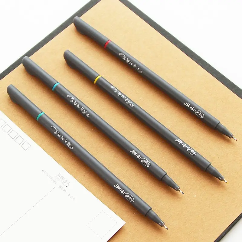 DINGYI 10stk Fineliner Farve Pen Sæt 0.38 mm Farvet Skitse Markør Tegning Liner Bogstaver Micron Pen Graffiti Kugle Pen Tidende