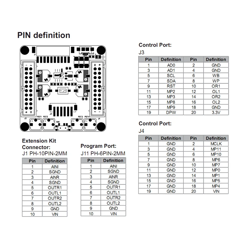 Lusya ADAU1701 Entusiast 2.1 DSP Professionelle Audio-Digital Processing Unit Dsp Pre-Amp Tone Plade Volume Control Board A6-009