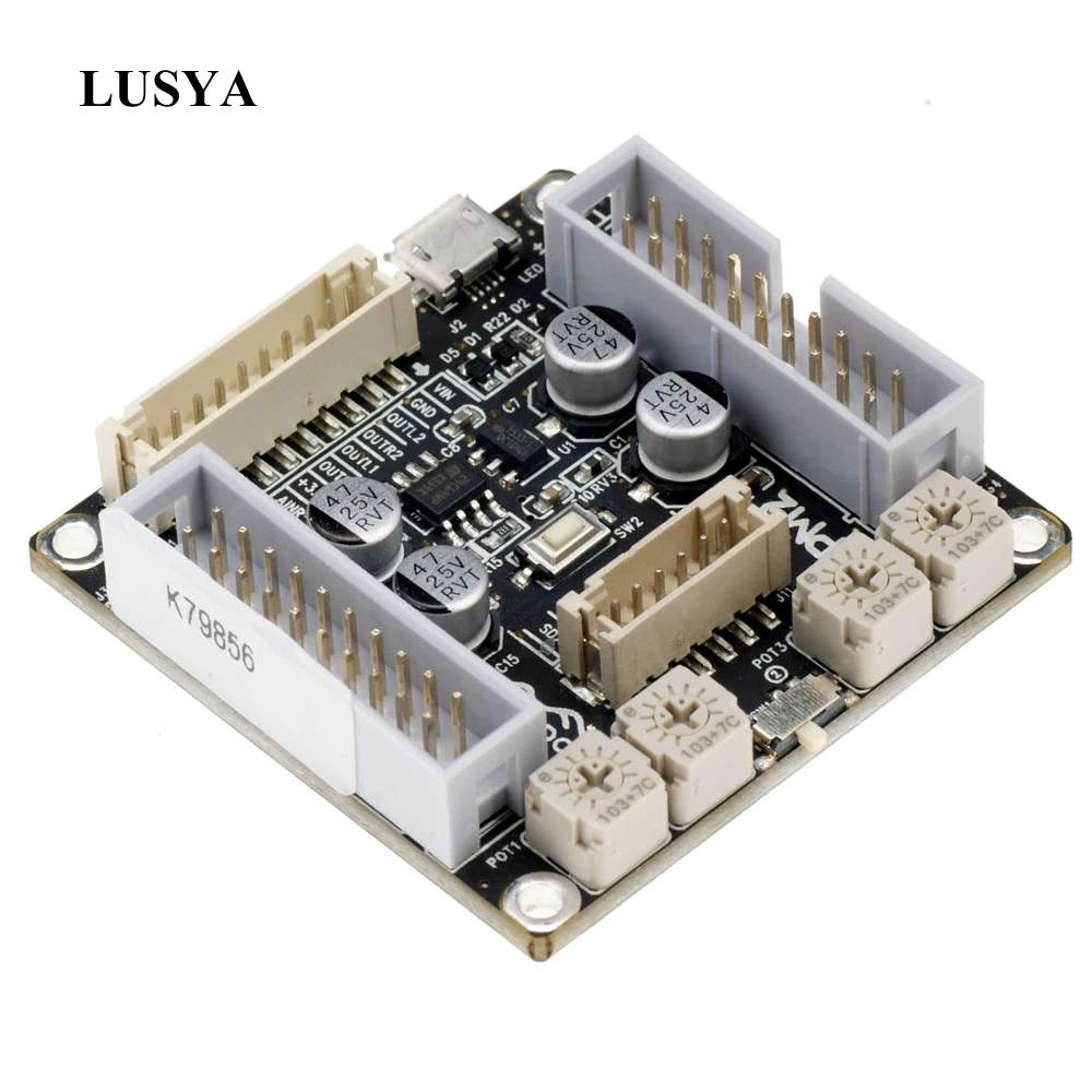 Lusya ADAU1701 Entusiast 2.1 DSP Professionelle Audio-Digital Processing Unit Dsp Pre-Amp Tone Plade Volume Control Board A6-009
