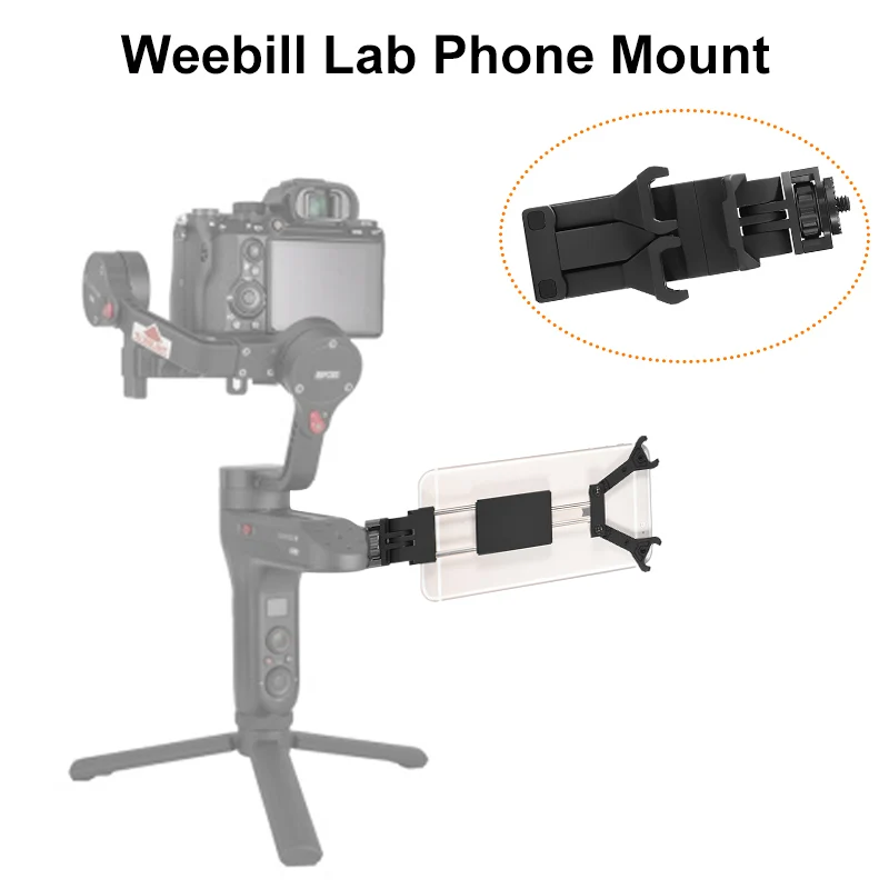 Telefon Holder til Zhiyun Weebill Lab Kran 3 LAB Hohem iSteady Pro Feiyu G6 Gimbal Søger for Smartphone Mount Stativ Beslag