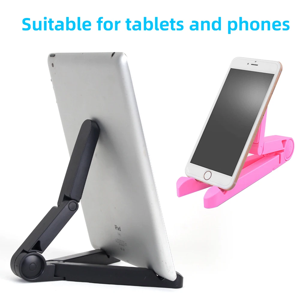FONKEN mobilholder bordholder Til Ipad Samsung Tablet Holder Sammenklappelig Mobiltelefon Holder Universal Mobiltelefon bordholder Støtte