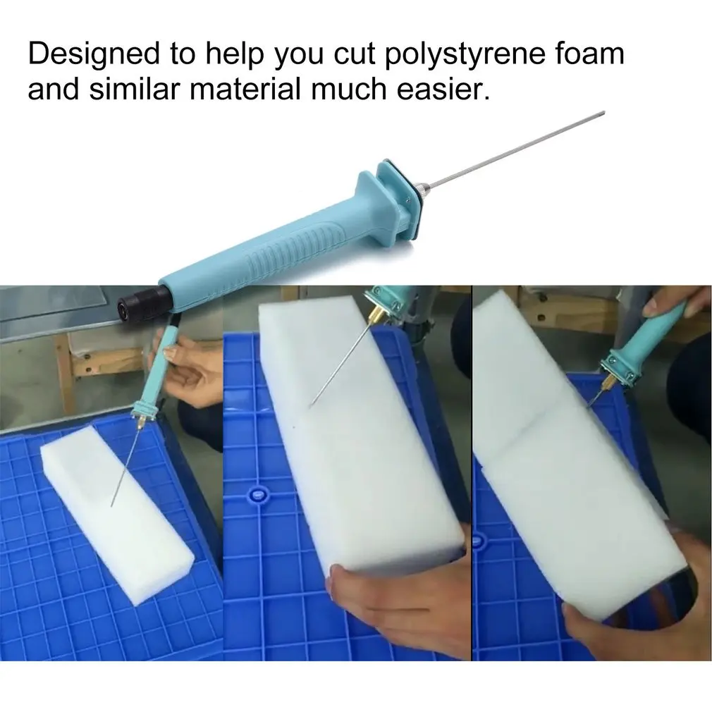 Professionel Skum Cutter 15W 10CM Elektriske Polystyren Skum skæremaskine Pen Bærbare Styrofoam skærekniv Værktøjer UK Stik
