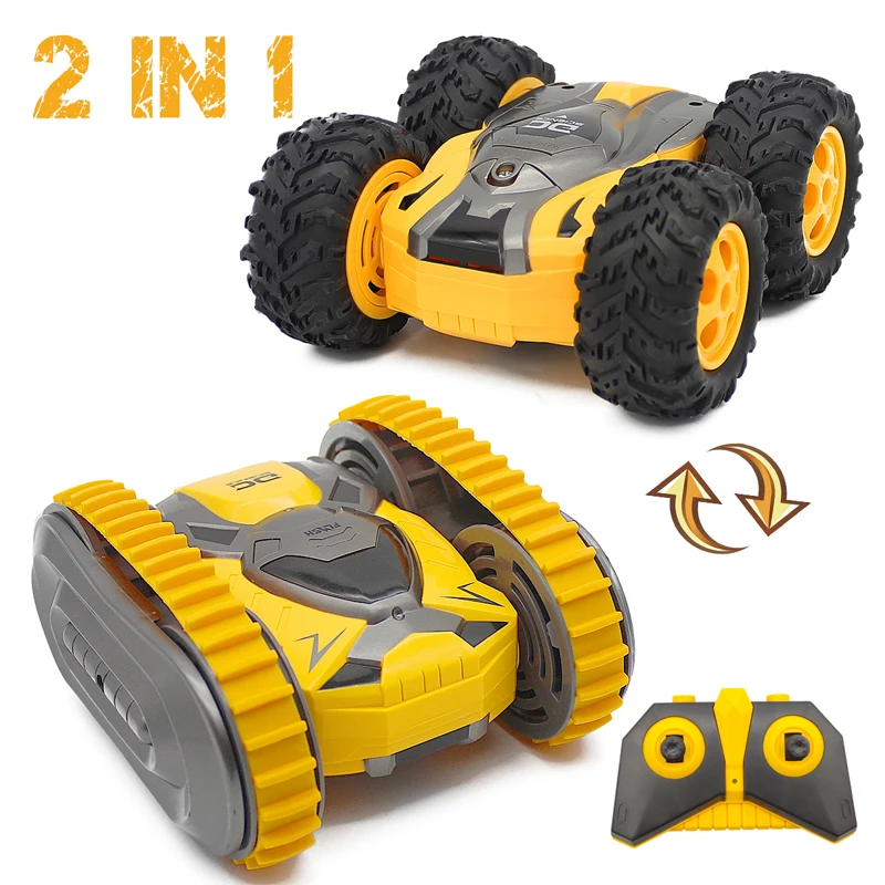 RC Bil Mini-Stunt To-Side Drive Buggy Bil 2,4 G Crawler Roll Radio Fjernbetjening Bil 360 Rotation Tumbling Køretøj Boy Toy Gave