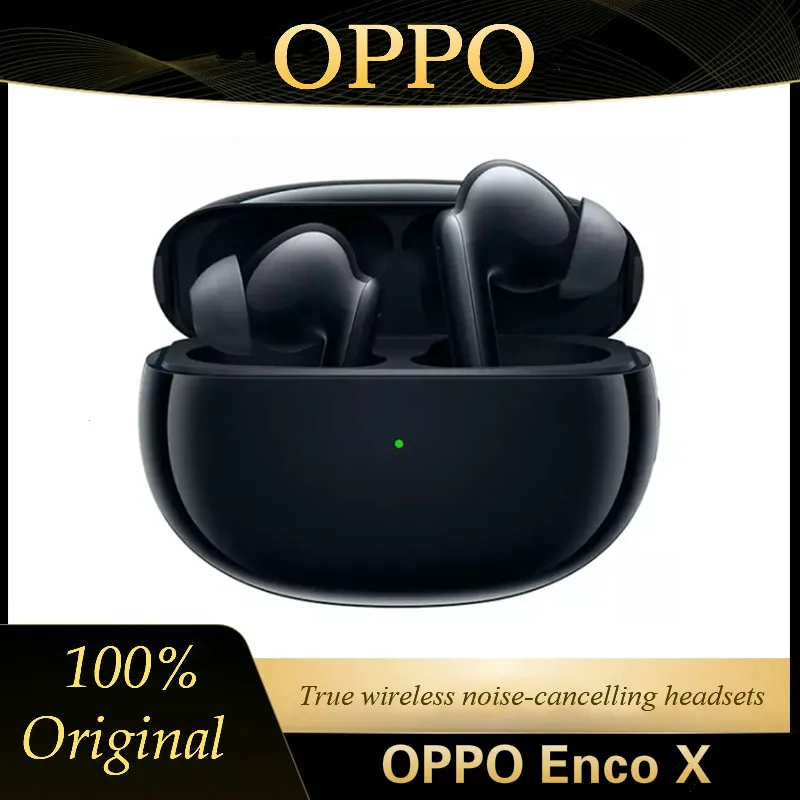 OPPO Enco X TWS Øretelefon Ægte Trådløs Bluetooth-5.2 Øretelefoner Aktiv støjannullering Til OPPO Reno 4 Pro SE Mobiltelefon