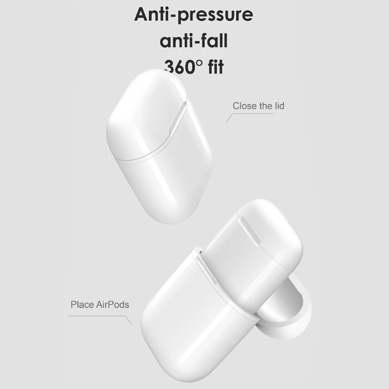 Trådløs Opladning Modtager Tilfældet For Apple Airpods QI-Standard Airpods Wireless Receiver er Kompatibel Med Enhver Wirless Oplader