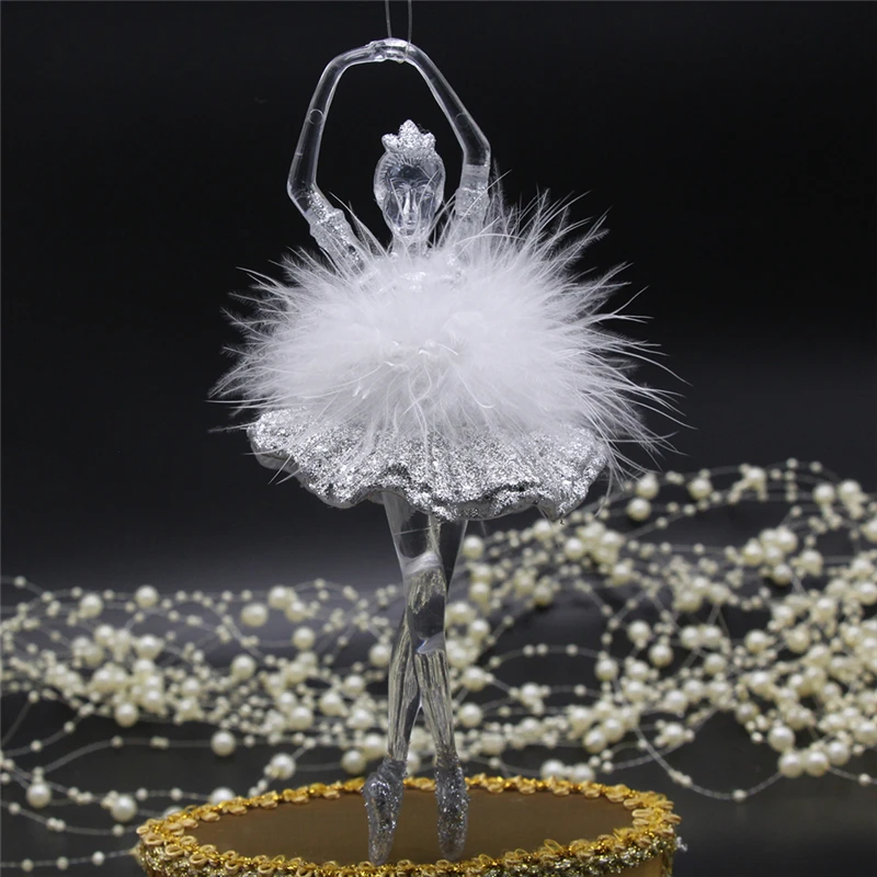 Maxsin 1PC mode Akryl tre-dimensionelle ballerina danser Vedhæng DIY Bryllup kreativ boligindretning værktøjer Pynt