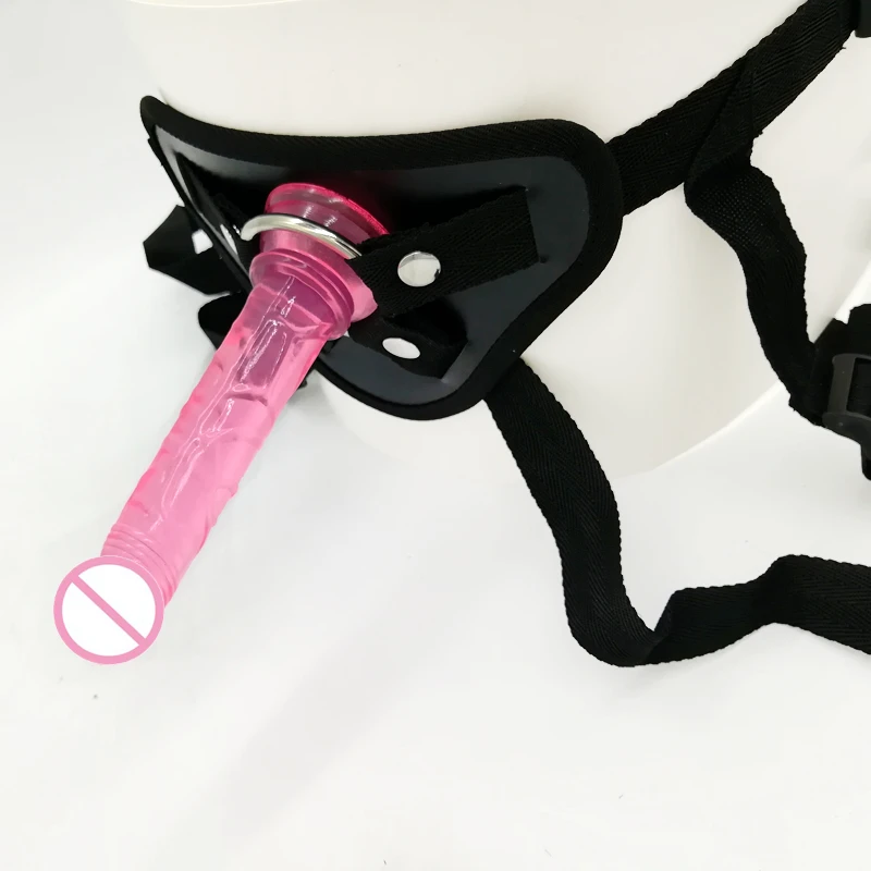 Thierry Strop På Mini Dildo Trusser 14.5*2,4 cm Silikone Penis Med sugekop Strapon Harness til Vagina/Anal Plug Sex legetøj