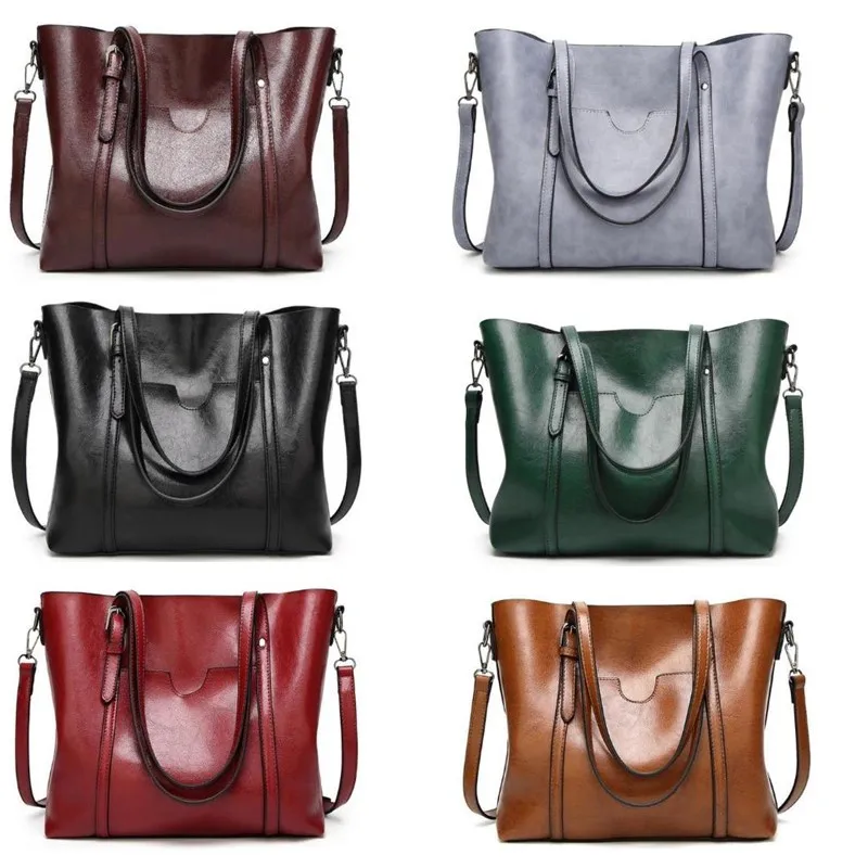 2021 Luksus Kvinders Håndtaske Design-Messenger-Tasker Large Shopper Totes skrå skulder taske Sac A Main Damer Soft Læder taske