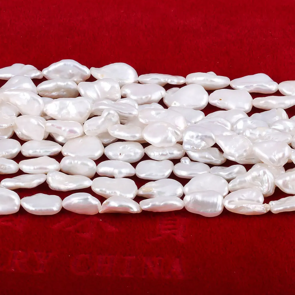 Uregelmæssig Æg Formet Perle, Perle-Perler Naturlige Ferskvands Perler i Barok til Halskæde Armbånd Smykker at Gøre DIY Størrelse 10x15mm