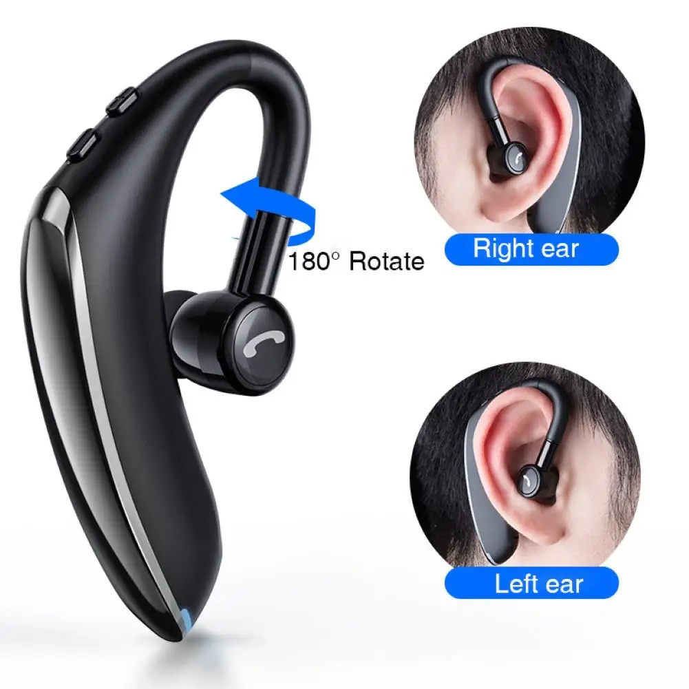 F900 Mini Ørekrog Trådløse Bluetooth-5.0 Øretelefon Håndfrit Opkald Hovedtelefon