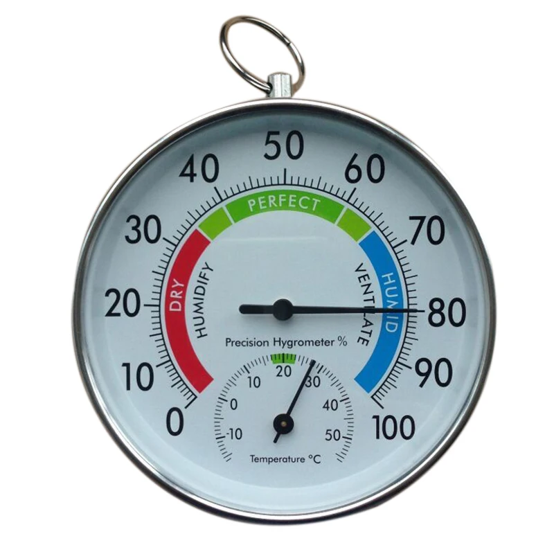Temperatur Og Luftfugtighed Analog Indikator Indendørs / Udendørs Termometer Hygrometer L15