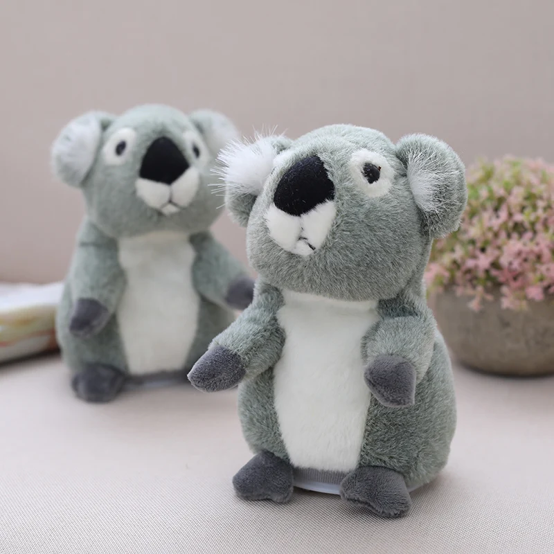 Nye Ankommer 18CM Taler Koala Pet Plys Legetøj Gentage, Hvad Du Siger Pædagogisk Legetøj Hamster Dukke Til Børn Gave