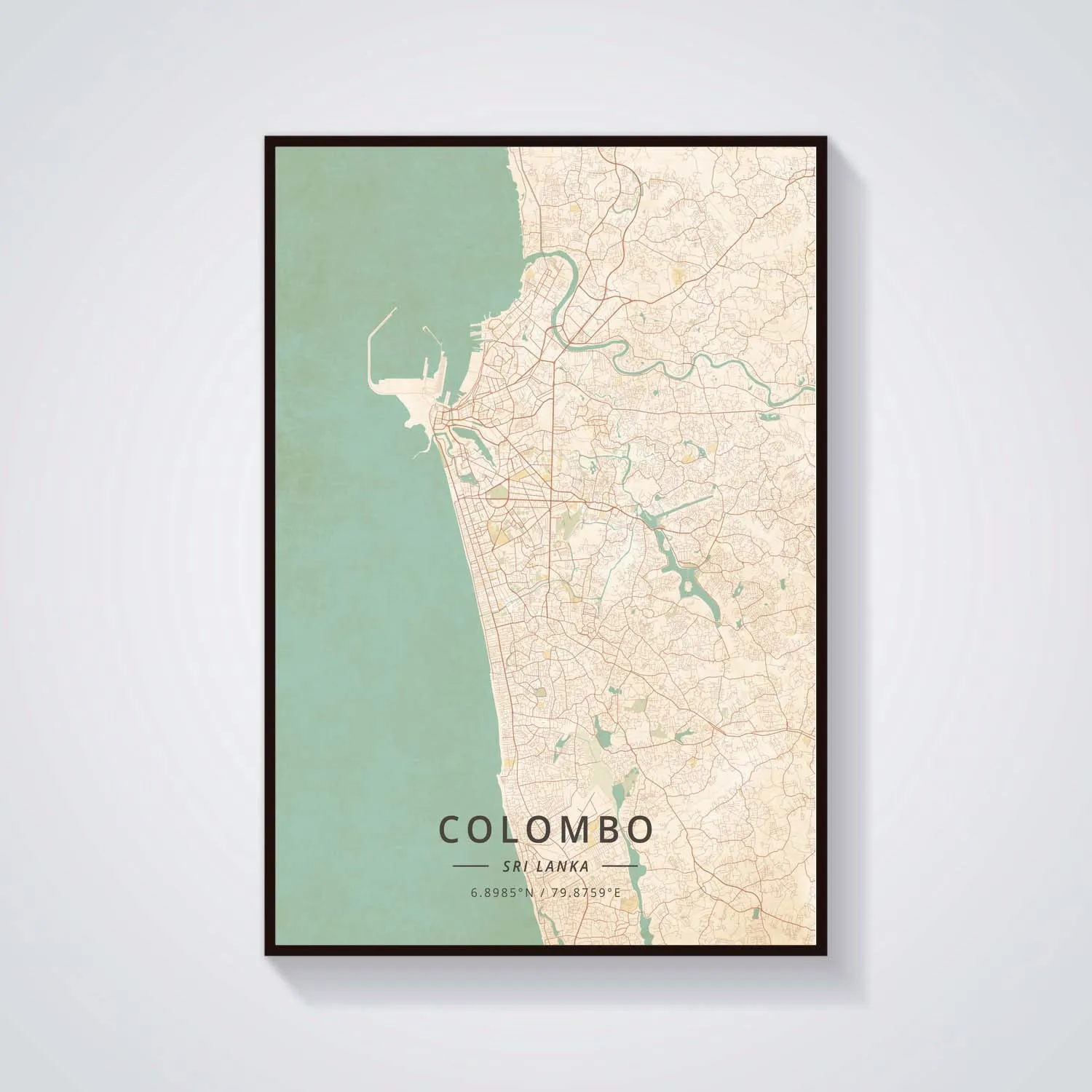 Colombo, Sri Lanka Plakat