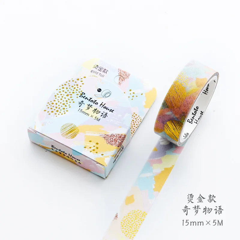 20pcs/1lot Washi Maskering Bånd, Blomster farve stjernehimmel Dekorative Lim Scrapbooking DIY Japansk Papir Klistermærker 5M