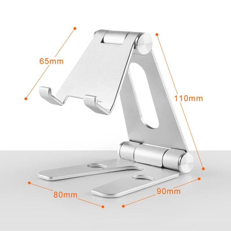 Aluminium Legering Tablet Stand Holder Til iPhone iPad Mini 1 2 3 4-8 Tommer Folde Bærbare, Tablet, Telefon Stand For Samsung, Huawei