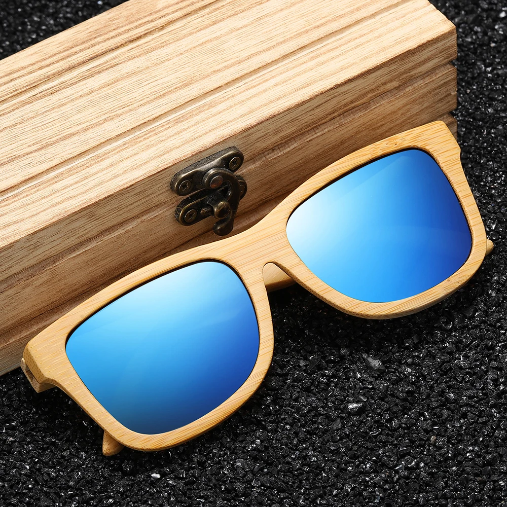 GM Nye Brand Design Håndlavede Naturlige Træ-Bambus Solbriller Luksus Solbriller, Polariserede Træ-Oculos de sol masculino
