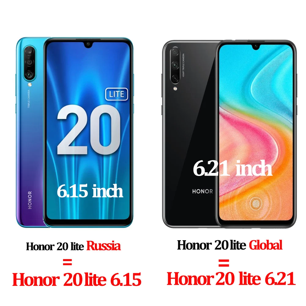5-I-1 Tilfælde+Glas til Huawei Honor 20 Lite Pro-Armor Case ære-20lite 20pro kamera film fuld dækning tilfælde Ære 20 pro lite чехол
