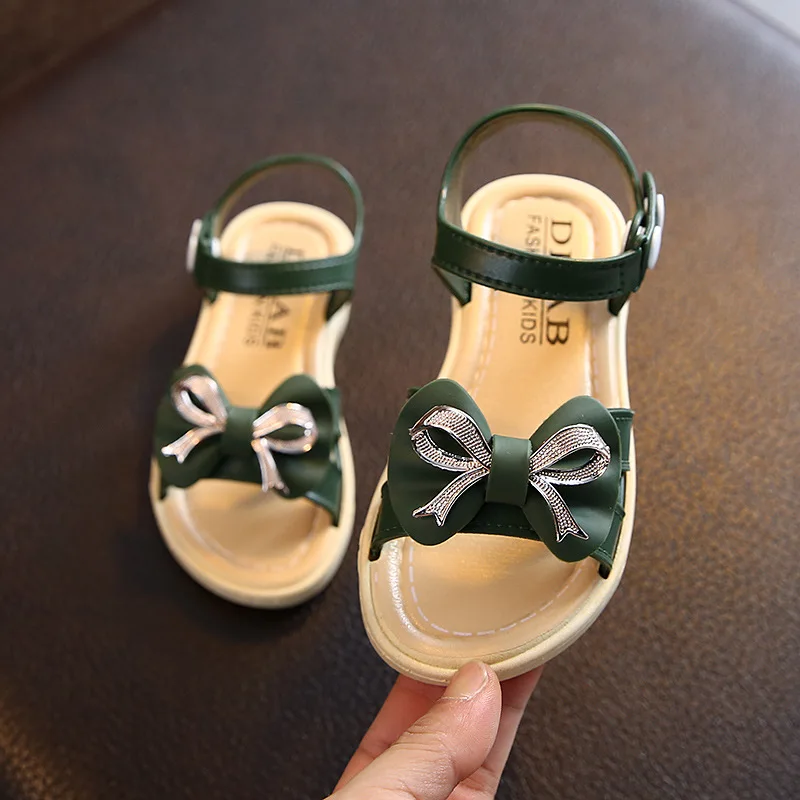 Kids Sandaler Til Børn Piger Børn, Prinsesse Søde Sandaler PVC Blød Bue-knude Søde koreansk Stil Sandaler Hot Salg 21-35 Ny
