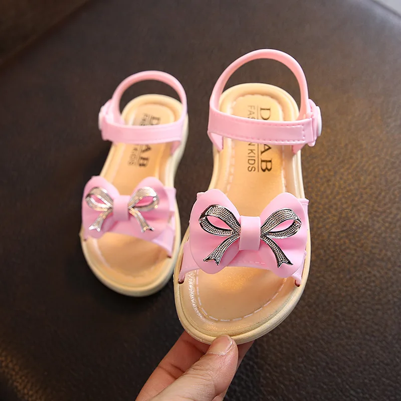 Kids Sandaler Til Børn Piger Børn, Prinsesse Søde Sandaler PVC Blød Bue-knude Søde koreansk Stil Sandaler Hot Salg 21-35 Ny