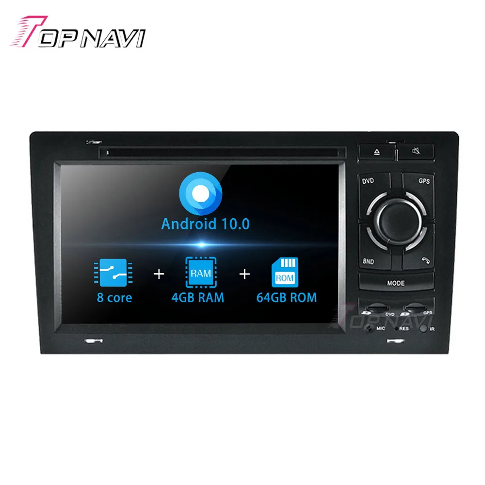 Topnavi Android 10.0 Bil Stereo Video-Afspiller Til Audi A8 S8 1994 1995 1996 1997 1998 1999 2000 2001 2002 2003 DVD-GPS Navigation