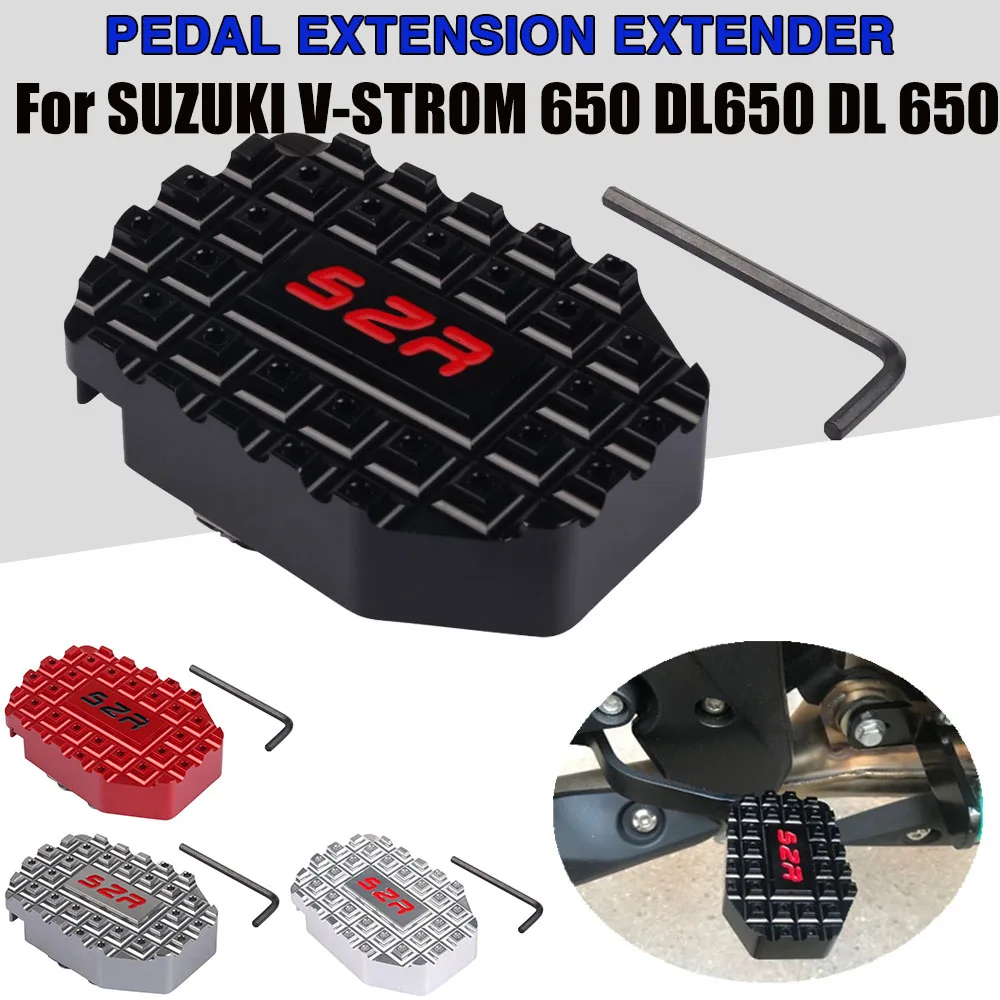 For SUZUKI DL650 V-STROM 650 VSTROM DL 650 Motorcykel Bageste Fod bremsegrebet Pedal Forstørre Udvidelse Bageste Bremse Pind Pad Pedal