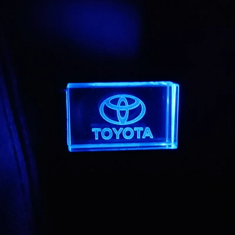 Toyota kristal + metalen USB-flash-drev pendrive, 4GB, 8GB, 16GB, 32GB, 64GB 128GB Externe Opslag Brugerdefinerede Logo memory stick til Gave