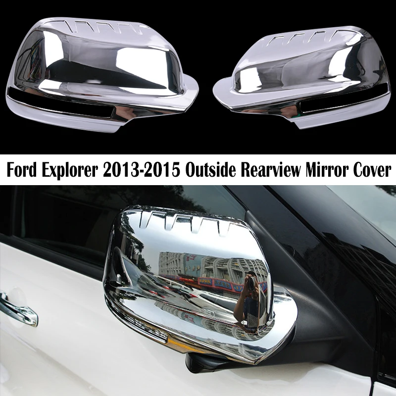 For Ford Explorer 2013 Bil sidedør Uden bakspejl Ydre Dække Rear View Mirror, shell Boliger hætte