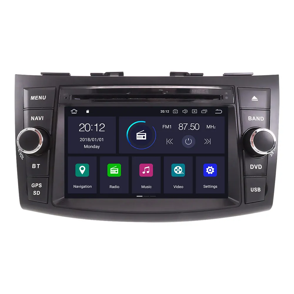PX6 DSP IPS-Skærm 4+64G Android 10.0 Bil GPS Navi Radio Audio-stereo Til SUZUKI SWIFT 2011-2016 DVD multimedie-Afspiller head unit