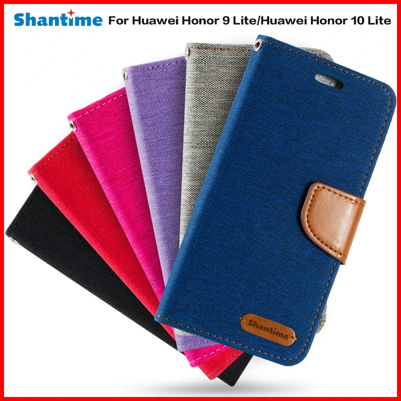 Pu Læder Tegnebog Case Til Huawei Honor 9 Lite Flip Case Til Huawei Honor 9 Lite Business Book Sag Soft Tpu Silicone Bagcoveret