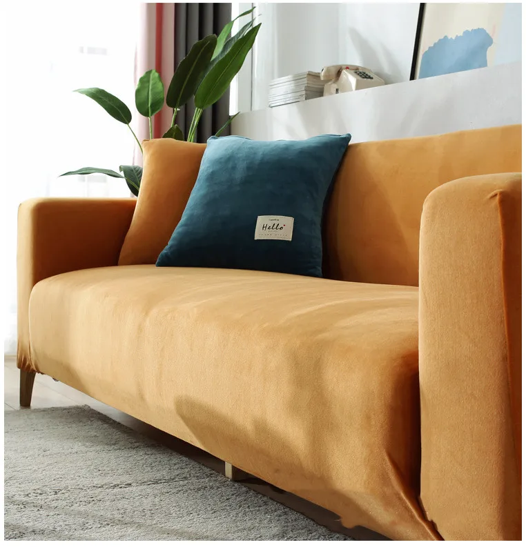 Elastisk sofa cover sæt til stue sofa håndklæde varm sofa dække strækningen sofa Slipcover for vinteren hjem tekstiler, husholdnings-indretning
