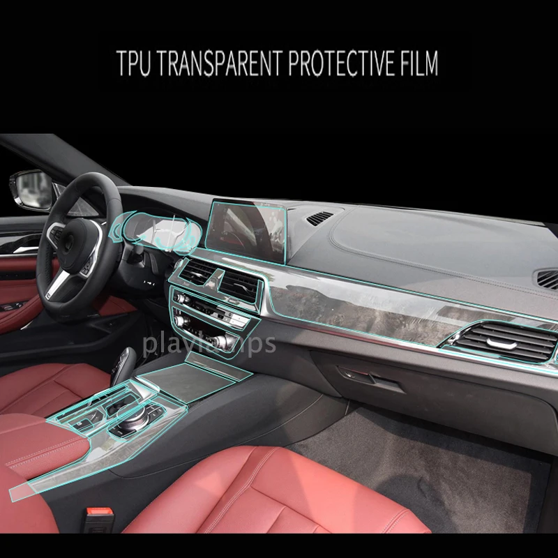 - Bil Klistermærker Til BMW gennemsigtige TPU Beskyttende Film og klistermærker til BMW G30 G38 5-serie 528Li 530li 540 Indvendigt tilbehør