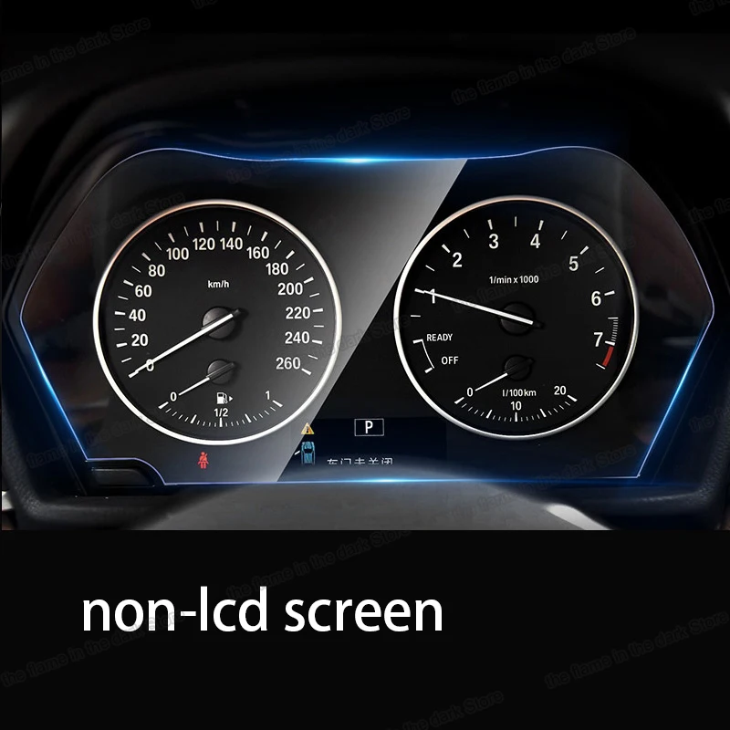 Lcd-tpu bilens instrumentbræt skærm beskyttende film til bmw X1 F48 2016 2017 2018 2019 2020 anti-ridse mærkat