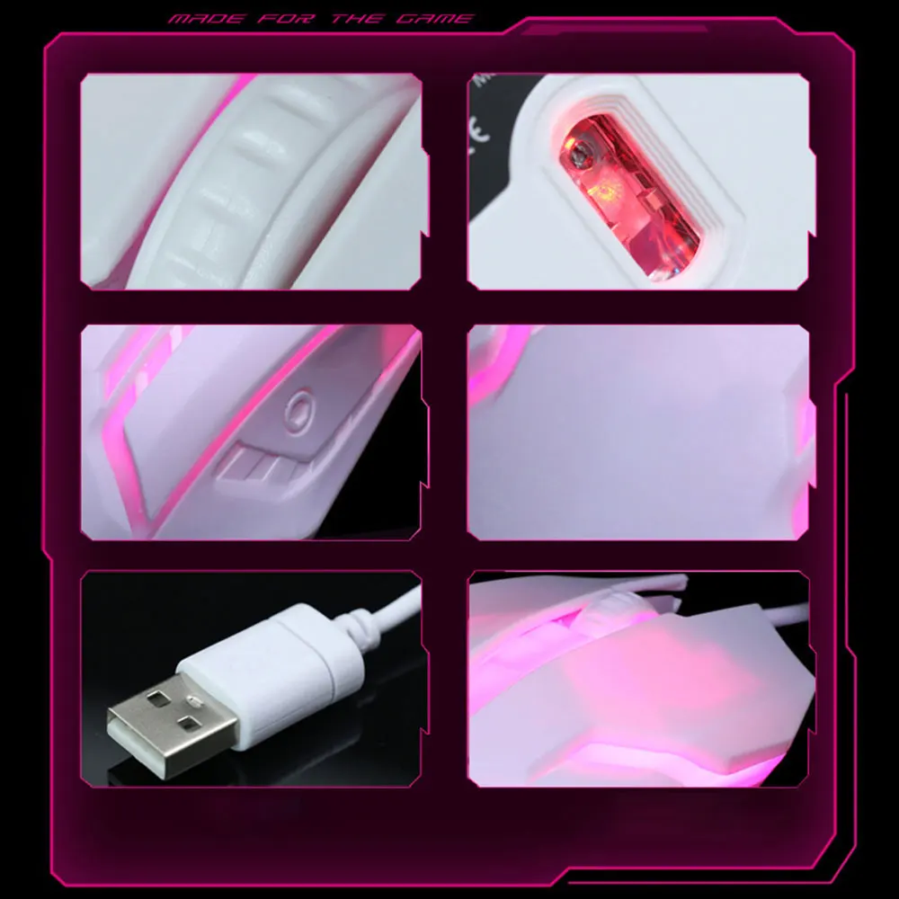 Ergonomisk Kablede Gaming Mus-Knap LED-2000 DPI USB Computer Mus Gamer Mus S1 Tavs Mause Med Baggrundsbelysning Til Bærbar PC