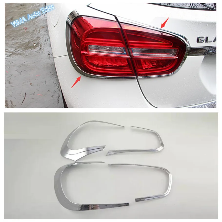Lapetus For Mercedes-Benz GLA 200 220 X156 2018 ABS Auto Styling Bagklappen Lampe Beskyttelse Klistermærker Dække Trim 4 Stk