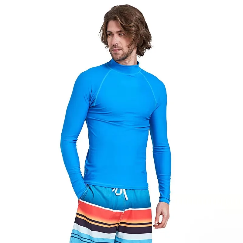 SBART Lange Ærmer Mænd Badetøj, UV-Shirt til Manden Lycra Surfing Shirts Plus Size Rash Guard Svømning Rashguard Svømme Top